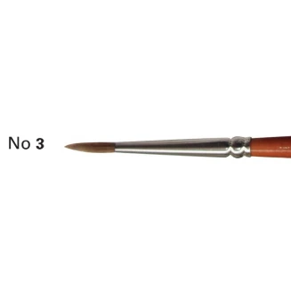 Πινέλο Τρίχα Βοδιού Στρογγυλό S320 No.03