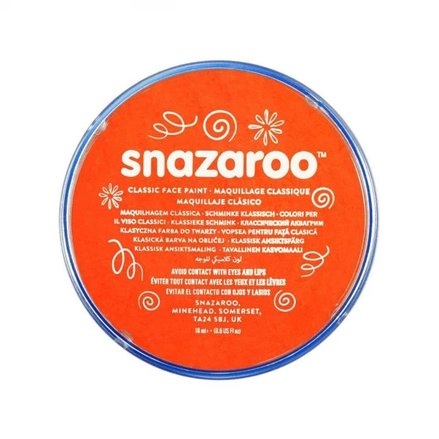 Snazaroo 18ml Κρέμα Face Painting Classic Dark Orange