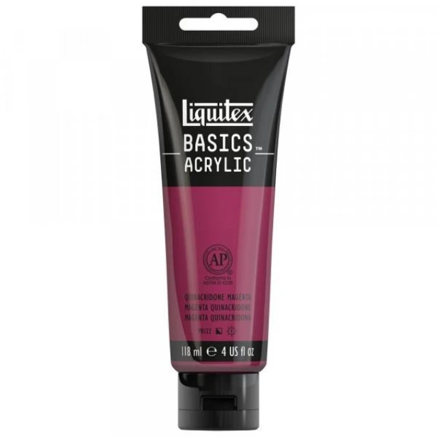 Liquitex Basics 118ml Acrylic 114 Quinacridone Magenta Series 1