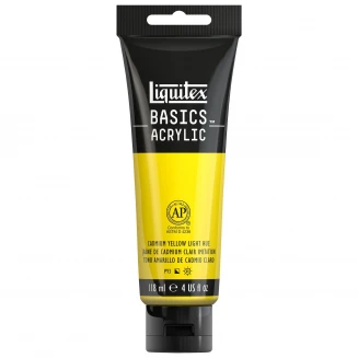 Liquitex Basics 118ml Acrylic 160 Cadmium Yellow Light Hue Series 1