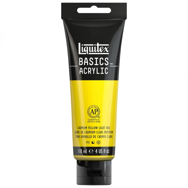Liquitex Basics 118ml Acrylic 159 Cadmium Yellow Light Hue Series 1