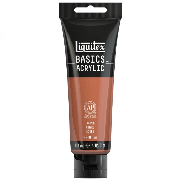 Liquitex Basics 118ml Acrylic 053 Metallic Copper Series 2