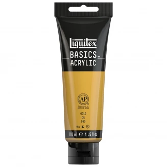 Liquitex Basics 118ml Acrylic 051 Metallic Bright Gold Series 2