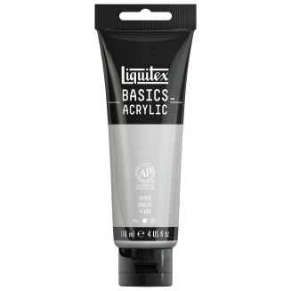 Liquitex Basics 118ml Acrylic 052 Metallic Silver Series 2