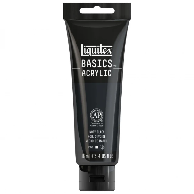 Liquitex Basics 118ml Acrylic 244 Ivory Black Series 1