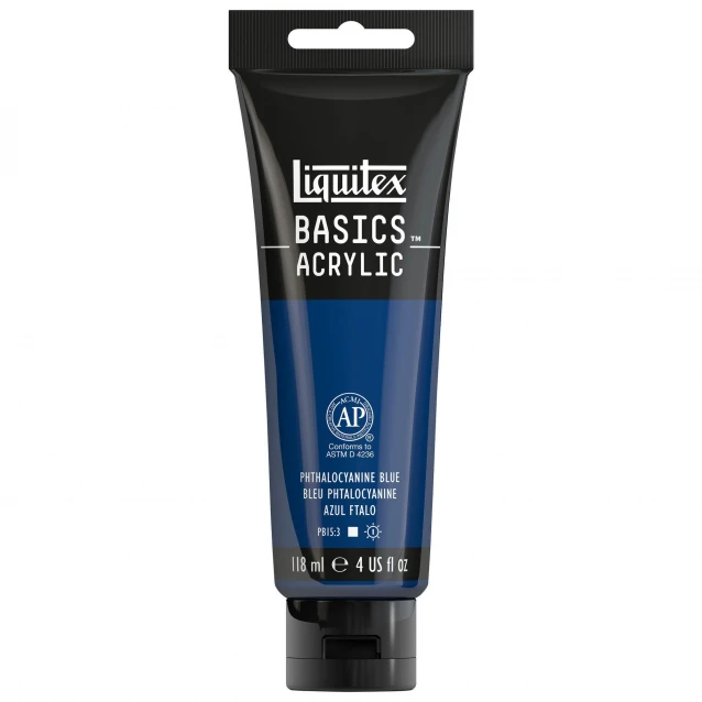 Liquitex Basics 118ml Acrylic 316 Phthalocyanine Blue Series 1
