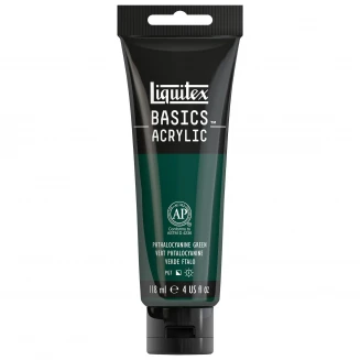 Liquitex Basics 118ml Acrylic 317 Phthalocyanine Green Series 1