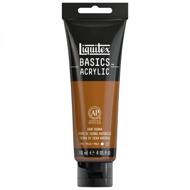 Liquitex Basics 118ml Acrylic 330 Raw Sienna Series 1