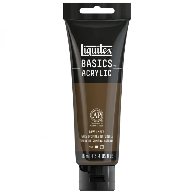 Liquitex Basics 118ml Acrylic 331 Raw Umber Series 1