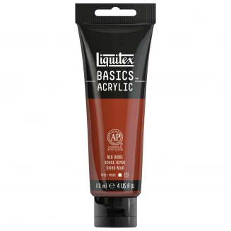 Liquitex Basics 118ml Acrylic 335 Red Oxide Series 1