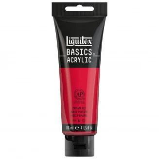 Liquitex Basics 118ml Acrylic 415 Primary Red Series 1