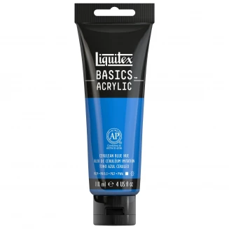 Liquitex Basics 118ml Acrylic 470 Cerulean Blue Hue Series 1