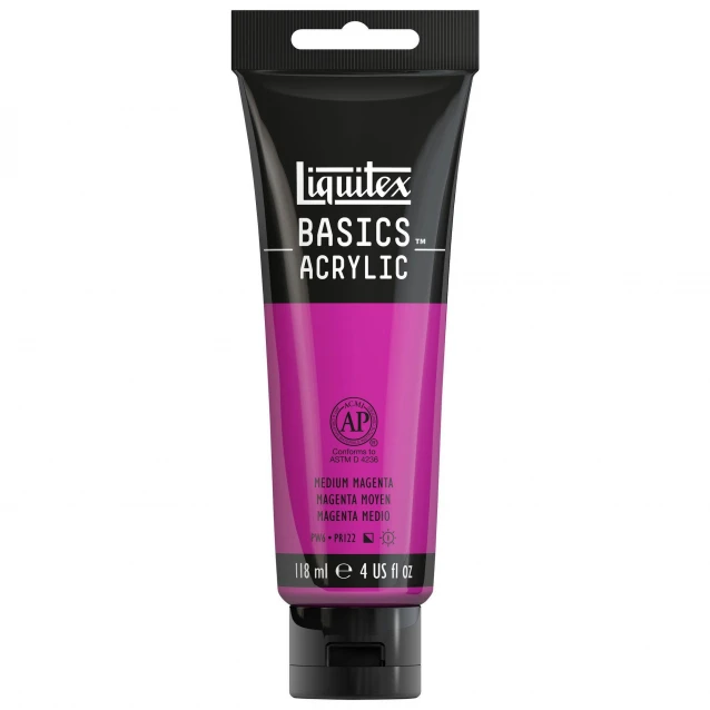 Liquitex Basics 118ml Acrylic 500 Medium Magenta Series 1