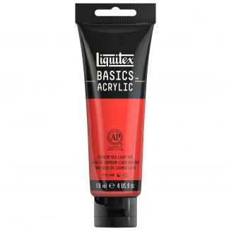 Liquitex Basics 118ml Acrylic 510 Cadmium Red Light Hue Series 1