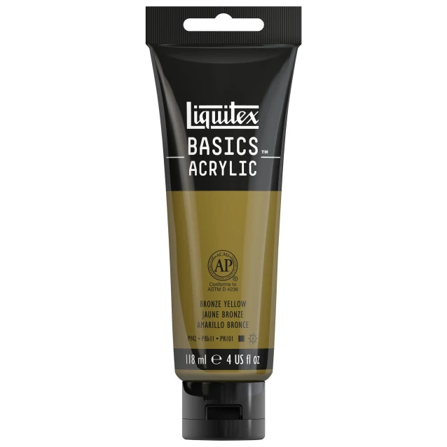 Liquitex Basics 118ml Acrylic 530 Bronze Yellow Series 1