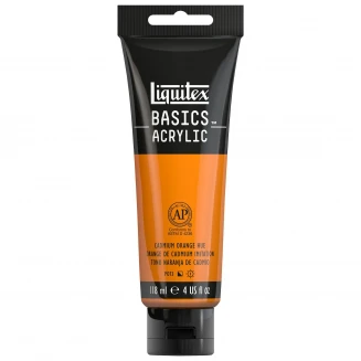 Liquitex Basics 118ml Acrylic 720 Cadmium Orange Hue Series 1