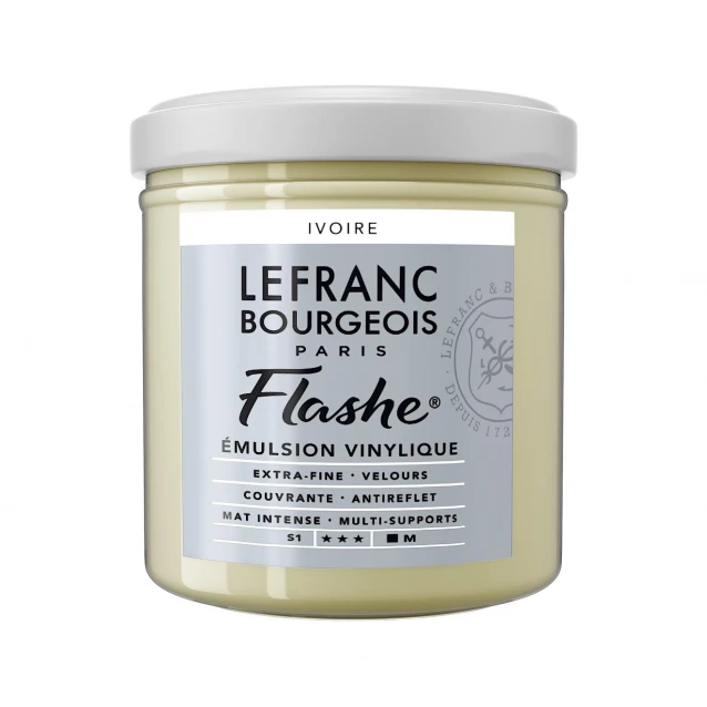 Lefranc & Bourgeois 125ml Flashe Acrylic 019 Ivory Series 1