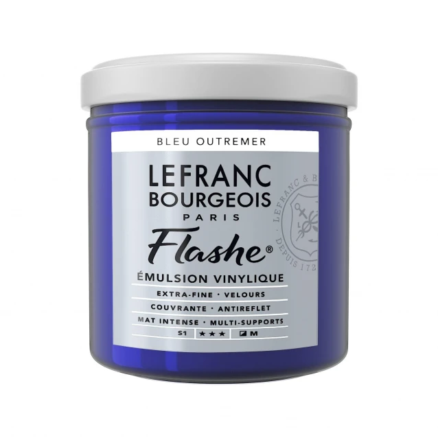 Lefranc & Bourgeois 125ml Flashe Acrylic 043 Blue Ultramarine Series 1
