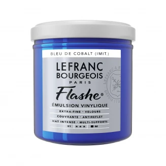 Lefranc & Bourgeois 125ml Flashe Acrylic 064 Cobalt Blue Hue Series 1
