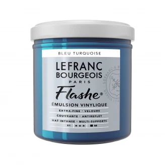 Lefranc & Bourgeois 125ml Flashe Acrylic 050 Turquoise Blue Series 1