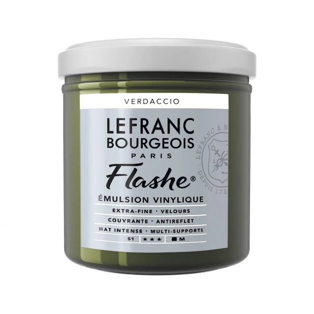 Lefranc & Bourgeois 125ml Flashe Acrylic 500 Verdaccio Series 1