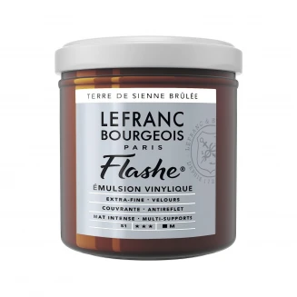 Lefranc & Bourgeois 125ml Flashe Acrylic 481 Burnt Sienna Series 1