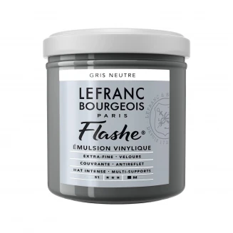 Lefranc & Bourgeois 125ml Flashe Acrylic 258 Neutral Grey Series 1