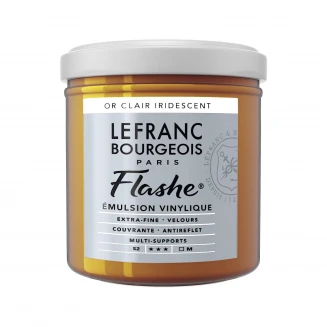 Lefranc & Bourgeois 125ml Flashe Acrylic 834 Iridescent Light Gold Series 2