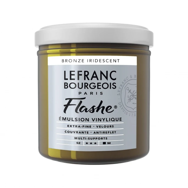 Lefranc & Bourgeois 125ml Flashe Acrylic 837 Iridescent Bronze Series 2