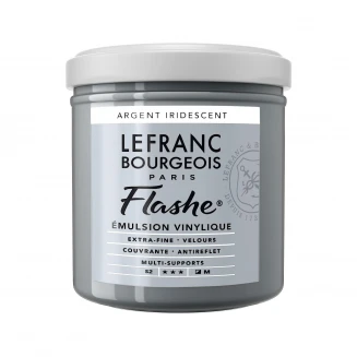 Lefranc & Bourgeois 125ml Flashe Acrylic 832 Iridescent Silver Series 2
