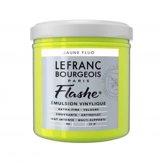 Lefranc & Bourgeois 125ml Flashe Acrylic 163 Fluorescent Yellow Series 3