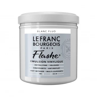 Lefranc & Bourgeois 125ml Flashe Acrylic 818 Fluorescent White Series 3