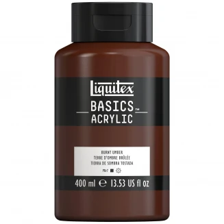 Liquitex Basics 400ml Acrylic 128 Burnt Umber Series 1