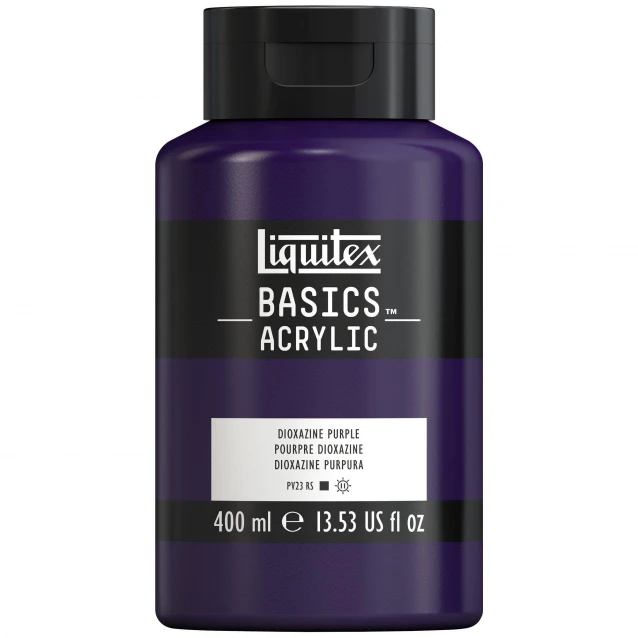Liquitex Basics 400ml Acrylic 186 Purple Dioxazine Series 1