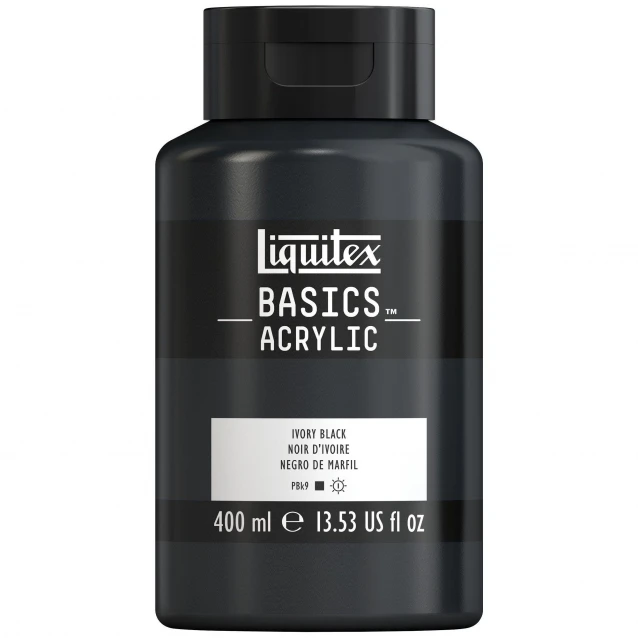 Liquitex Basics 400ml Acrylic 244 Ivory Black Series 1