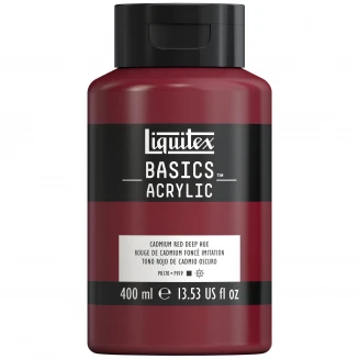 Liquitex Basics 400ml Acrylic 311 Cadmium Red Deep Hue Series 1