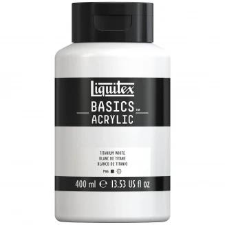Liquitex Basics 400ml Acrylic 432 Titanium White Series 1