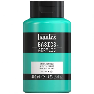 Liquitex Basics 400ml Acrylic 660 Bright Aqua Green Series 1