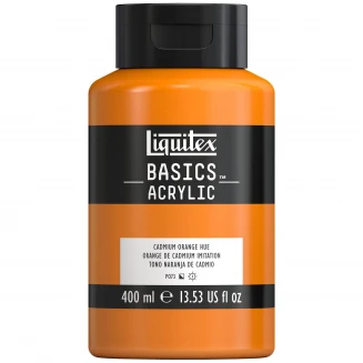 Liquitex Basics 400ml Acrylic 720 Cadmium Orange Hue Series 1