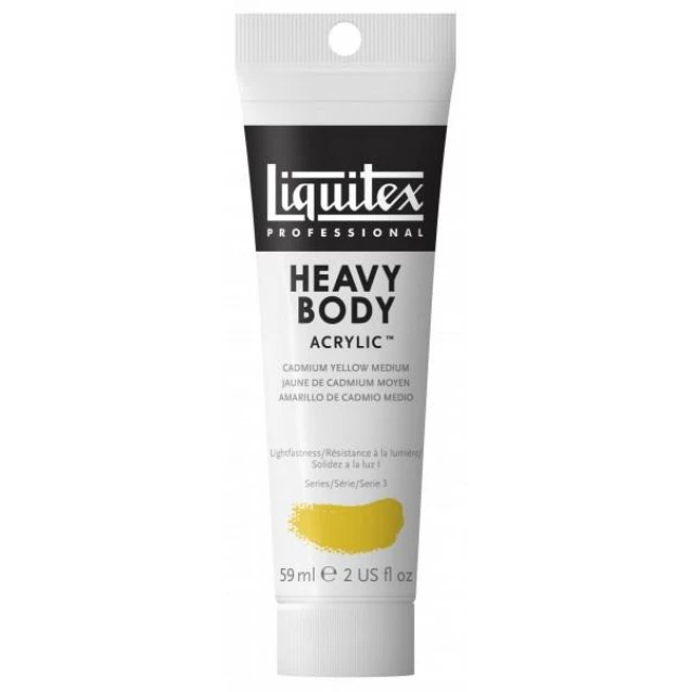 Liquitex Professional 59ml Heavy Body Acrylics 161 Cadmium Yellow Medium Series 3