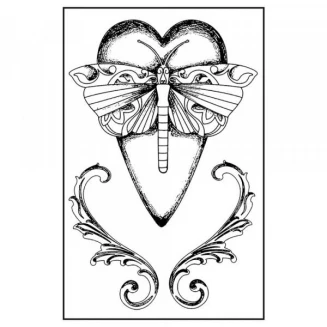 Stamperia Σφραγίδα Υψηλής Ανάλυσης 7x11cm Dragonfly Heart