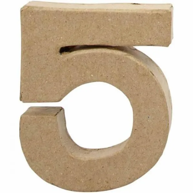 Χάρτινο Νούμερο 10cm “5”