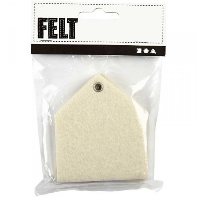 5 Τσόχινα Σπιτάκια 6,5Χ7,5cm