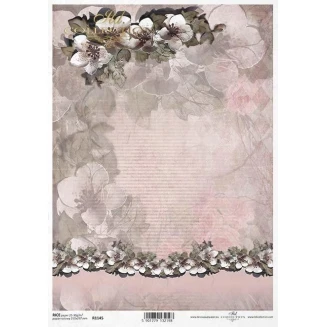 Itd. Collection Ριζόχαρτο Decoupage A4 (21x29,7cm) Λουλούδια