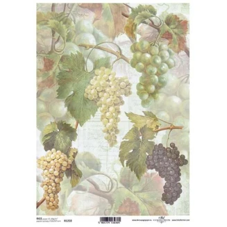 Itd. Collection Ριζόχαρτο Decoupage A4 (21x29,7cm) Vintage Grape