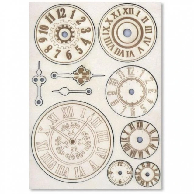Stamperia Ξύλινο Σχήμα A5 (14,8Χ21cm) Ρολόγια