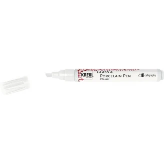Kreul Μαρκαδόρος Πορσελάνης Καλλιγραφίας 1-4mm Λευκό