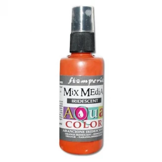 Stamperia 60ml Aqua Color 302 Iridescent Orange