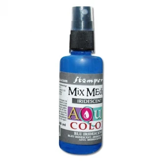 Stamperia 60ml Aqua Color 309 Iridescent Blue