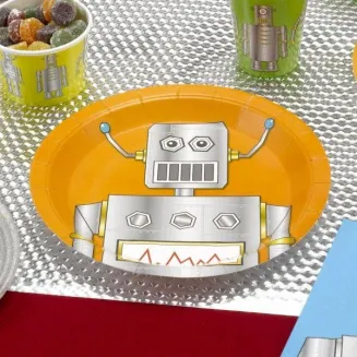 Neviti 8 Πιάτα Robot Heroes